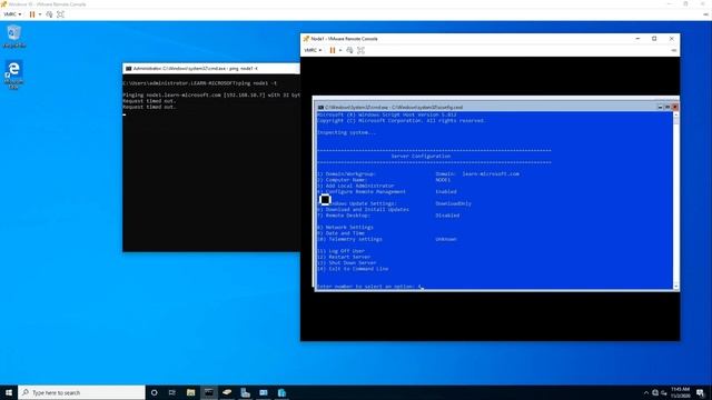 Enable Ping for Windows Server 2019 Core смотреть онлайн