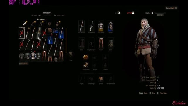 The Witcher 3 - Wild Hunt Test with eGPU and Laptop on Ultra delail смотреть онлайн