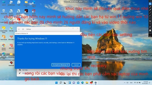 cách hạ từ win 11 xuống win 10 смотреть онлайн