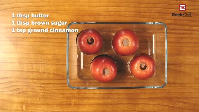 Baked Apple with Cinnamon using Air Fryer Oven | Geek Chef Recipes смотреть онлайн