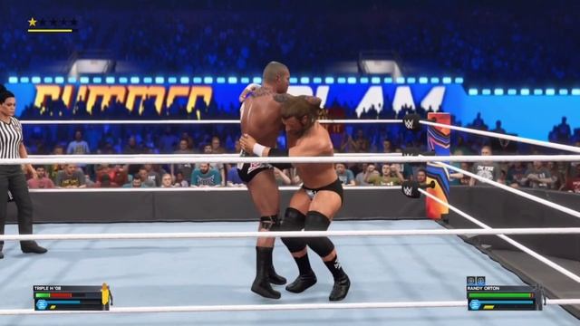 Wwe2k23 game play _ Triple H vs randy Orton ( last man standing match ) смотреть онлайн