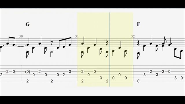 Fleetwood Mac: Dreams with full tablature/sheet music for solo fingerstyle guitar смотреть онлайн