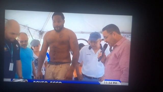 Pesaje de Carlos Negron vs Excell Holmes WAPA смотреть онлайн