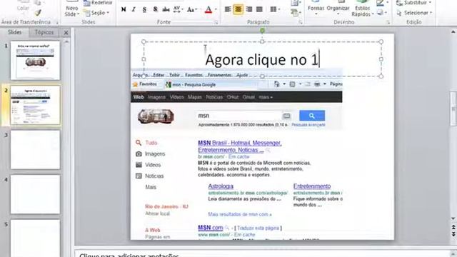 Powerpoint 2010 aula 7 de 8 - captura de tela por William Azarado смотреть онлайн
