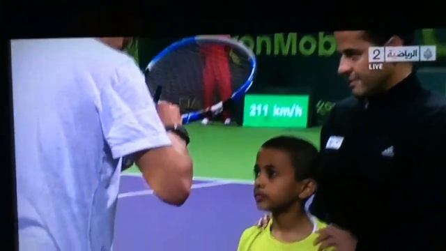 Rafael Nadal Hitting with Tot смотреть онлайн