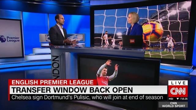 Daniel Geey CNN Football Transfer Window Interview смотреть онлайн