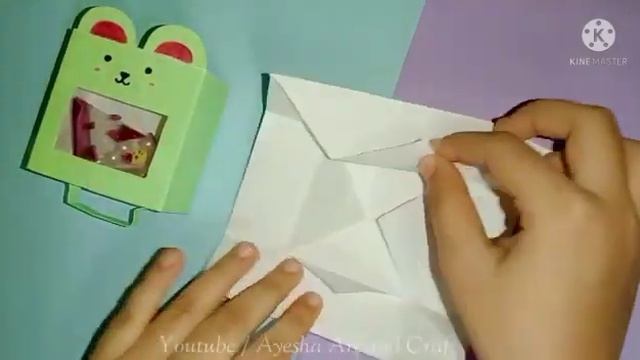 DIY Origami Drawer Box with Transparent Cover | DIY cute Drawer | Crafts | Ayesha Art and Craft смотреть онлайн