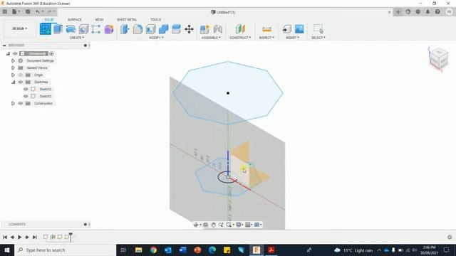 Fusion 360 Polygon Lampshade using Loft - The easy way! смотреть онлайн