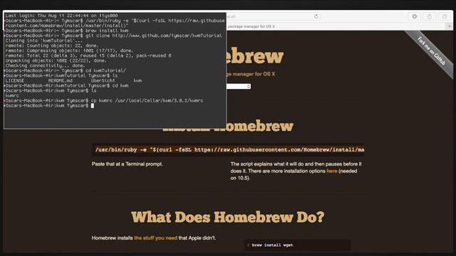 Kwm tutorial + Übersicht bar on MacOS смотреть онлайн