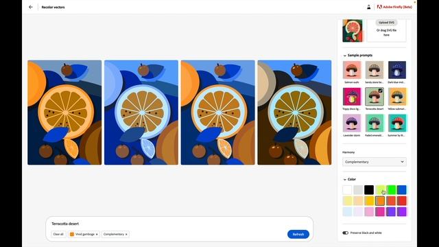 Il nuovo Recolor Vectors di Adobe Firefly смотреть онлайн