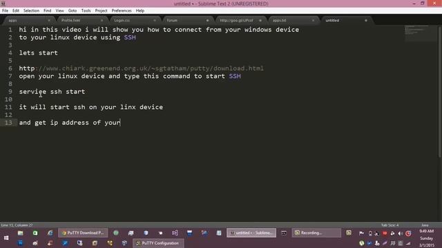 [Old] How to Connect To Linux Server from Windows using SSH/Putty смотреть онлайн