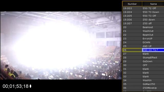 GrandMA2 Light - Timecoded intro - Cuelist overview смотреть онлайн