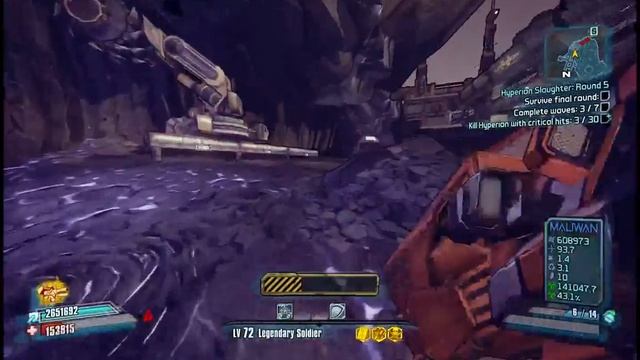 Borderlands 2: Hyperion Slaughter as Axton in 10:15 смотреть онлайн