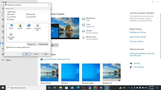 This Pc/My computer Desktop Icons missing? Add windows 10 desktop icon. смотреть онлайн