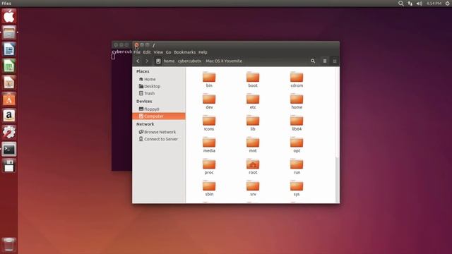 How to Transform Ubuntu into Mac OS X Yosemite смотреть онлайн