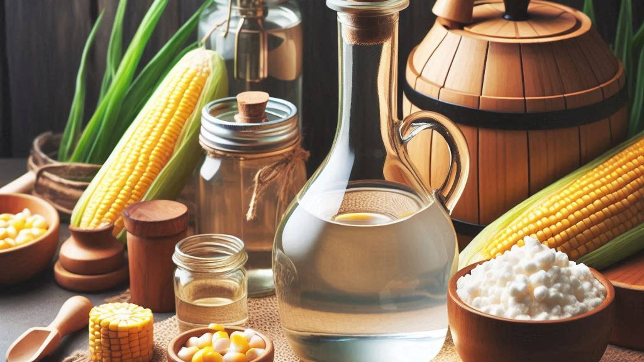Самогон из кукурузного крахмала.