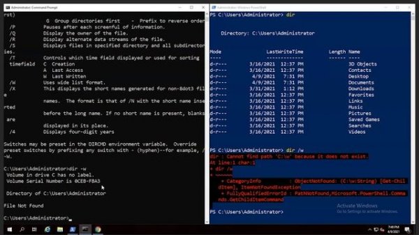 Powershell Basics : CMD vs Powershell