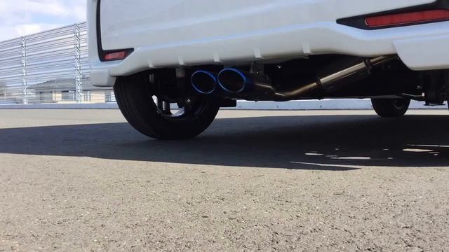 DAIHATSU MOVE COSTOM LA150S -BLITZ NUR-SPEC OVAL Ti- Muffler sound смотреть онлайн