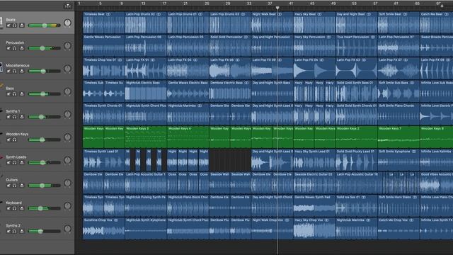 [Garageband Live Loops] Reggaeton Pop Masher