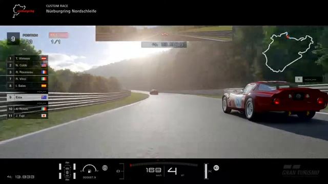GT SPORT Alfa Romeo Giulia TZ2 @ Nurburgring Nordschleife - bumper cam смотреть онлайн