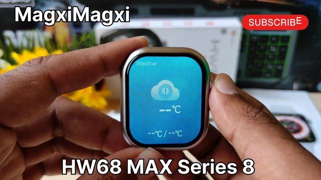 Model: HW68 Max | 2.10 Inch| Smart Watch | Series 8 | Wireless Charging| Unboxing Review смотреть онлайн