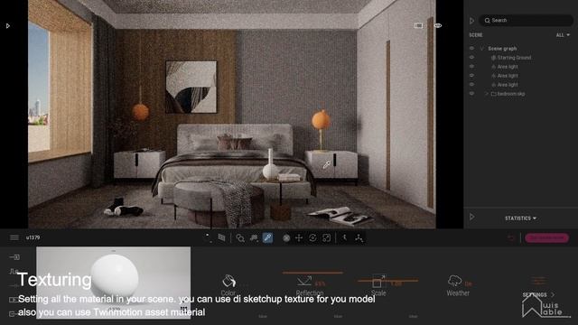 Tutorial Sketchup & Twinmotion 2022 Path Tracing Simple Rendering Workflow I Interior Bedroom Scene смотреть онлайн