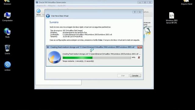 Curso de rede #1 Configurando maquina virtual para windows 2003 server смотреть онлайн