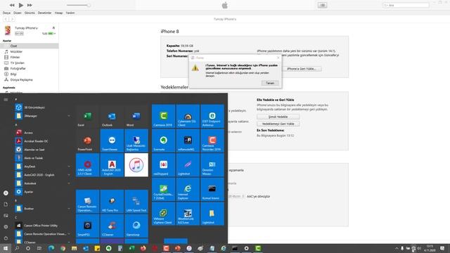 iPhone Fabrika Ayarlarına Dönme | Bilgisayarda iTunes ile Sıfırlama смотреть онлайн