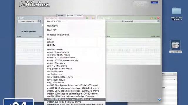 DV Kitchen: How to Batch Encode Video on Mac OS X смотреть онлайн