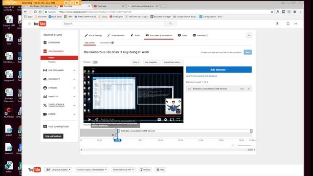 Cant Add YouTube End Screen Element because At Least One Element Must be a Video or Playlist Fix смотреть онлайн