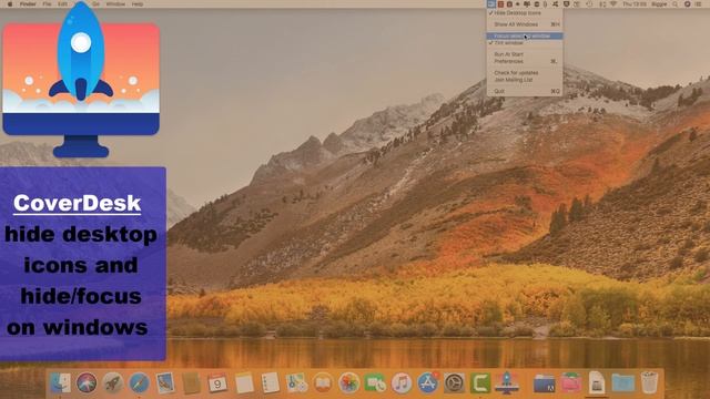 Hide desktop icons and folders on Mac / MacBook смотреть онлайн