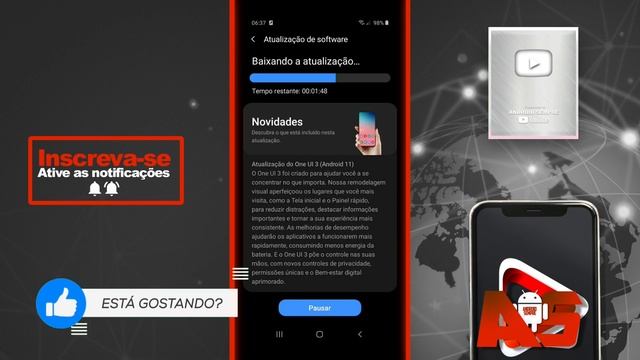 CHEGOU, PODE BAIXAR 😍! GALAXY A10 RECEBENDO O ANDROID 11 ONE UI 3.1 NO BRASIL OFICIAL 😍! смотреть онлайн