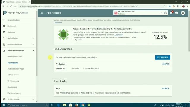 2019 Update App on Google play Store (Developer Console) смотреть онлайн