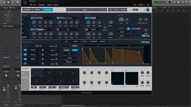 Logic Pro X - Alchemy Tutorial - PART 4 - More Modulation, MSEG Envelope, ModMap смотреть онлайн