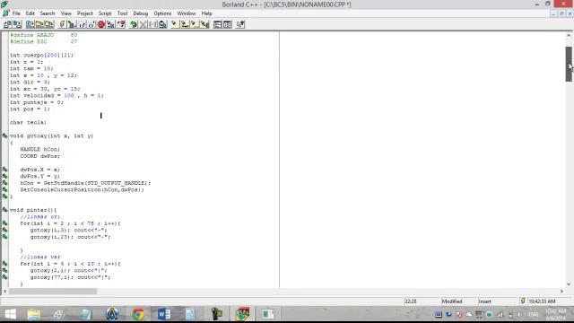 juego de Snake compilado en Borland c++ смотреть онлайн
