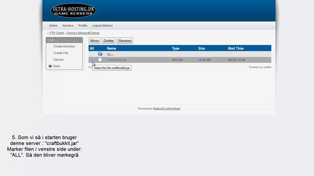 Opdatering af minecraft server - Ultra-hosting.dk смотреть онлайн