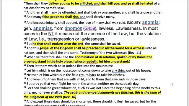 End of the World prophesies 2: Matthew 24 future fulfillment смотреть онлайн