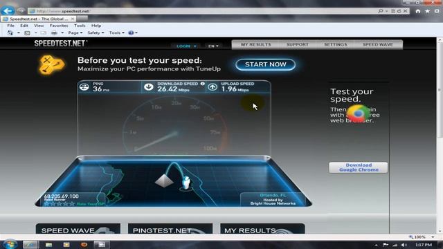 Google Chrome Speed Tests - Internet Speed Test IE9 смотреть онлайн