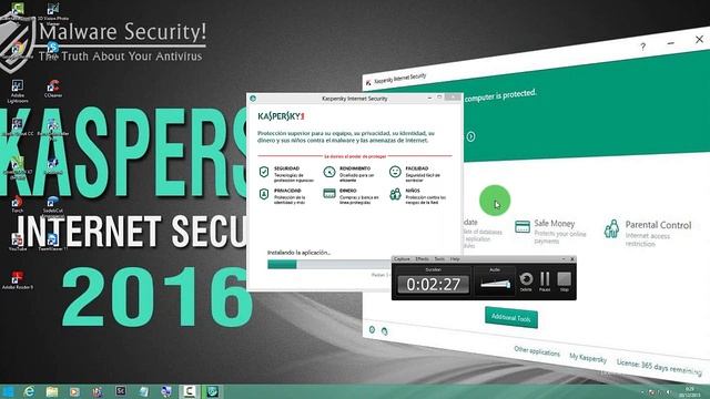 Como Descargar e instalar Kaspersky Full 2016+Crack смотреть онлайн