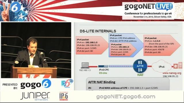 IPv6 Transition Technologies by Alain Durand at gogoNET LIVE! IPv6 Event смотреть онлайн