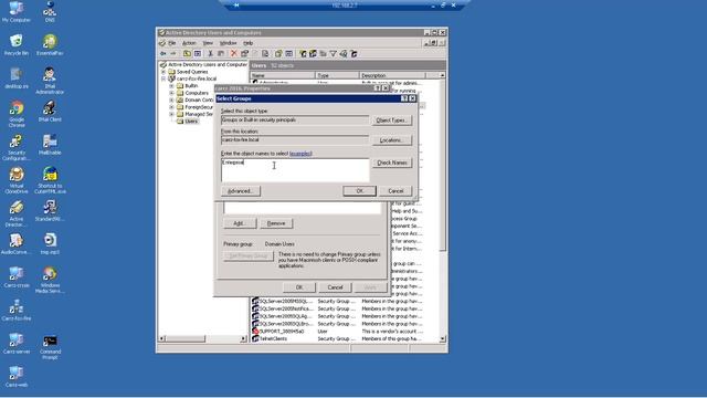 Microsoft Windows 2016 Server Lesson #10 - user credentials do not have sufficient permissions смотреть онлайн