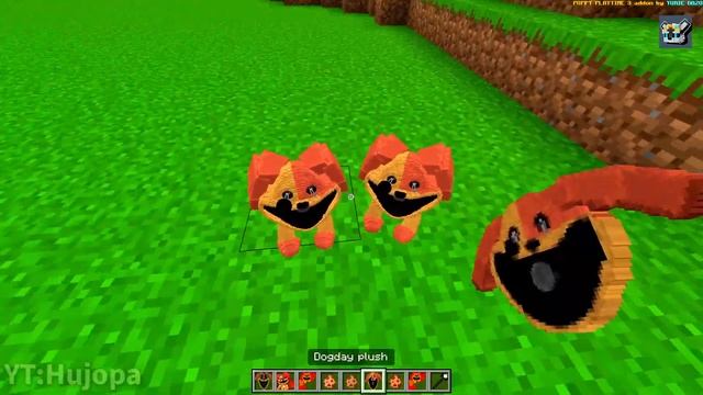 NIGHTNARE HUGGY WUGGY CUTSCENES in MINECRAFT PE ADDON UPDATE Poppy Playtime Chapter 3 смотреть онлайн