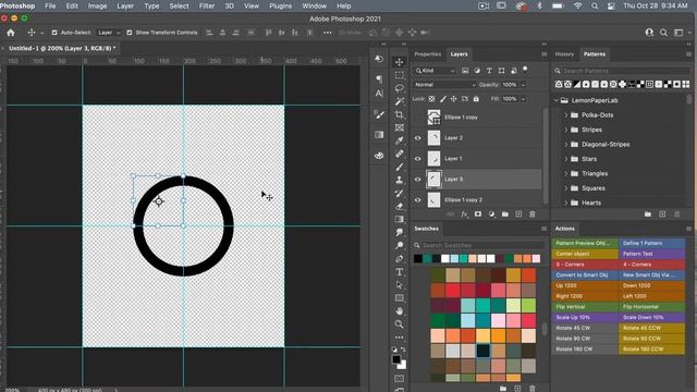 Moroccan Trellis Pattern in Adobe Photoshop - Step by Step Tutorial смотреть онлайн