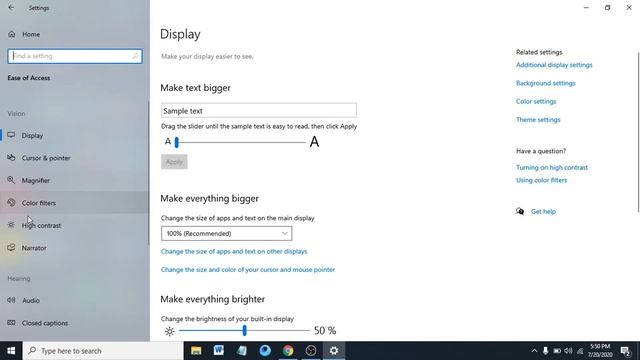 How to turn on or turn off narrator (voice assistant) WINDOWS 10 смотреть онлайн