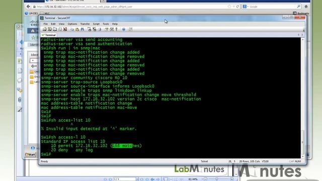LabMinutes# SEC0040 - Cisco ISE 1.1 Profiling, Probing, and MAC Address Bypass (Part 1) смотреть онлайн