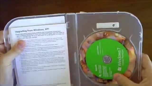 Windows 7 Home Premium unboxing смотреть онлайн