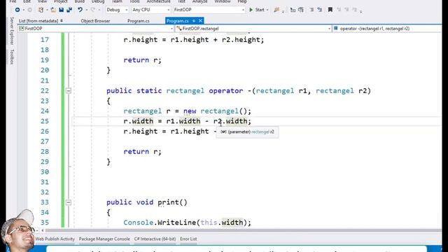 #25 C# Tutorial | Operator overloading C# | شرح عربى وتطبيقات смотреть онлайн