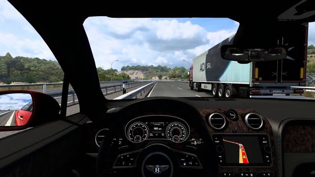 DRIVING A BENTLEY IN EURO TRUCK SIMULATOR 2 #2 смотреть онлайн
