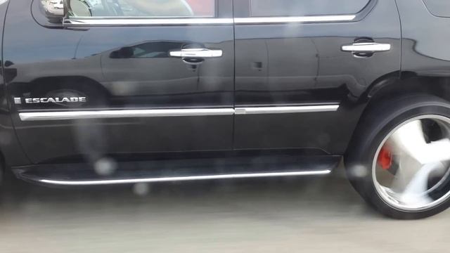 HILLYARD CUSTOM RIM&TIRE CADILLAC ESCALADE ROLLING ON 24" 3 BLADE RIMS! смотреть онлайн