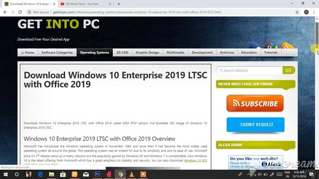 How To Download Window 10 Full Version Free In Tamil || Enterprise 2019 || DP WORLD TAMIL смотреть онлайн